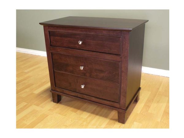 Kerrisdale 3 Drawer Night Stand wide