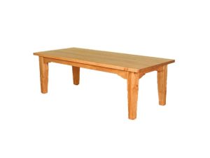 Rancher Pine / Maple Rectangular Table (8/4″ Top)