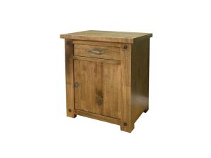 Red River 1 Drawer + 1 Door Night Stand