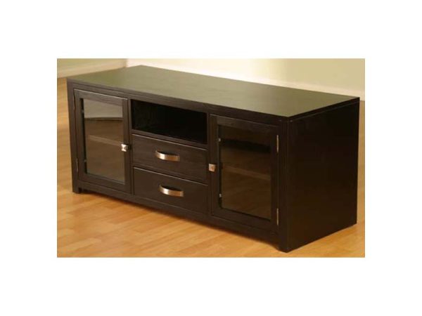 Studio TV Unit With 2 Drawers (Maple)