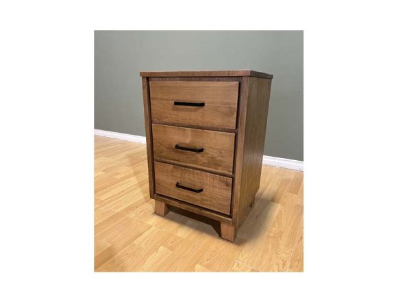 Comox 3 Drawer Night Stand