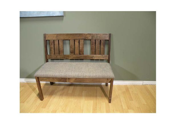 Red River Bench with Back - Image 2